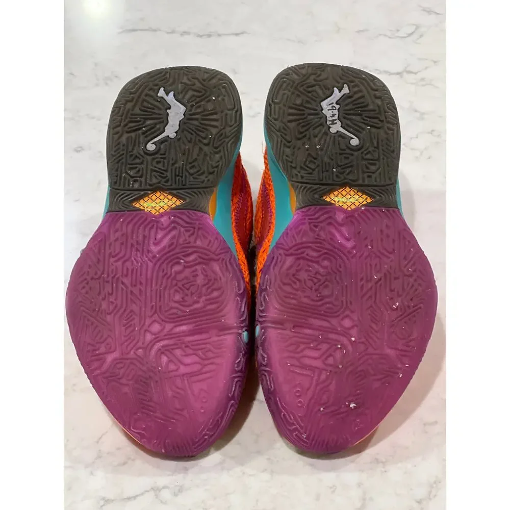 Nike Youth LeBron 20 Chosen 1 Pink Diamond Collection Sneakers Size‎ 5.5Y Orange